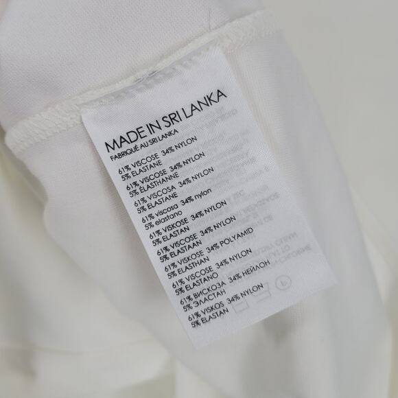 Club Monaco Cream Perfect Slim Knit Shirt L - Picture 9 of 11